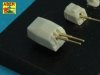 Aber 700L-34 Set of Barrels for Narvic classe destroyers type 1936A: 150mm x 5; 37mm x 8; 37mm(M42) x 10; 1/700